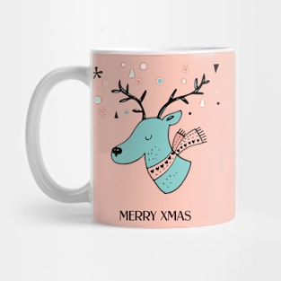 Xmas Doodle - Deer Mug